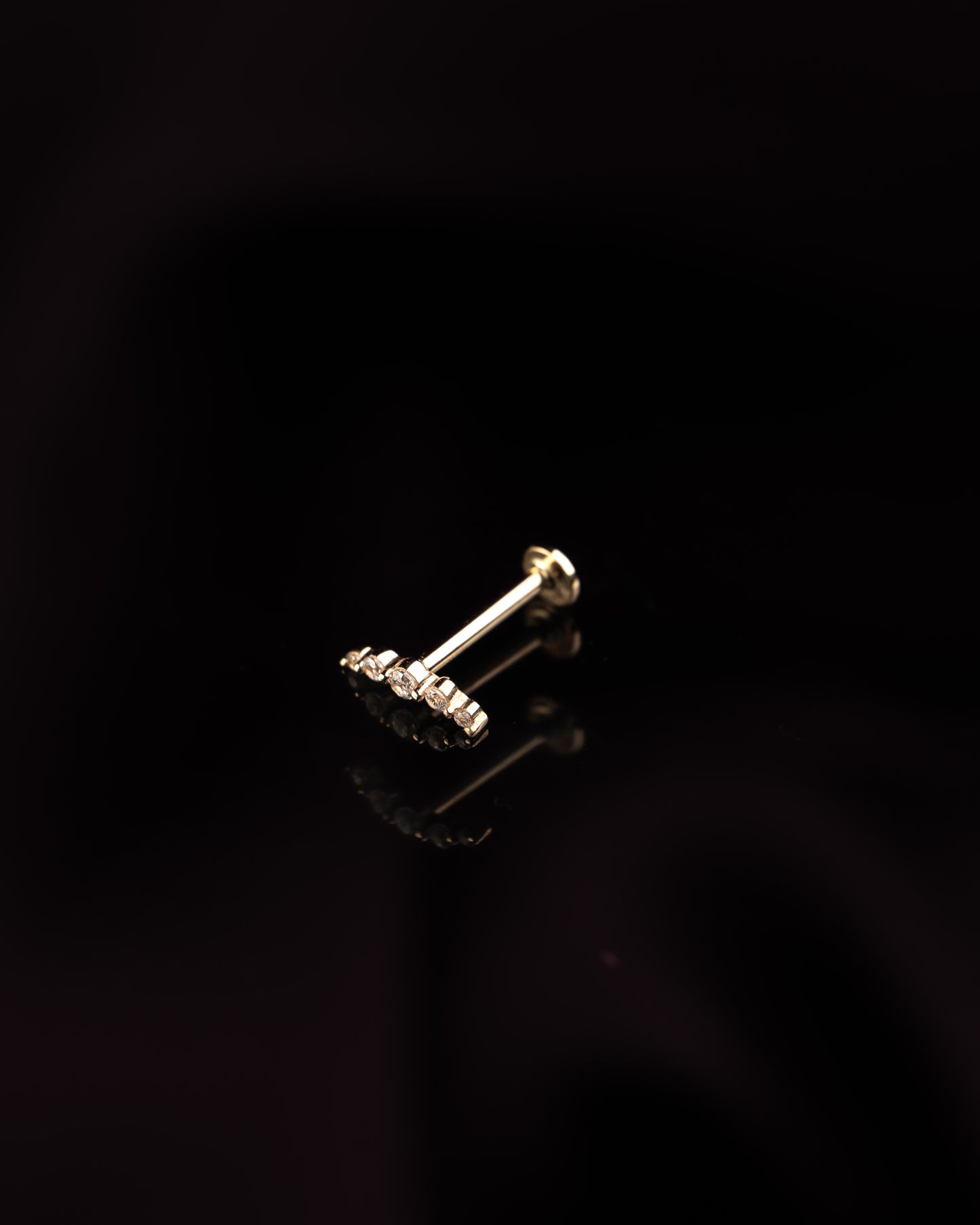 -CLUSTER ORO SOLIDO MINI SWA PRONGSET