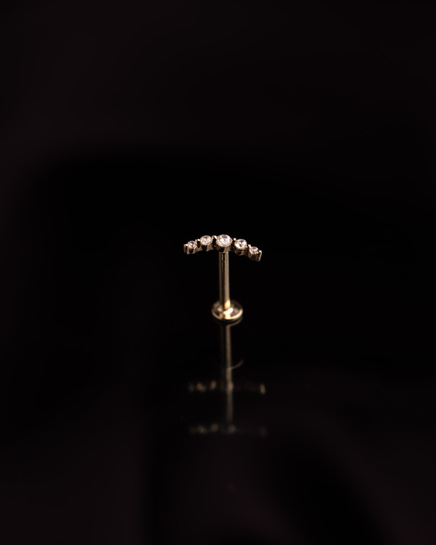 -CLUSTER ORO SOLIDO MINI SWA PRONGSET