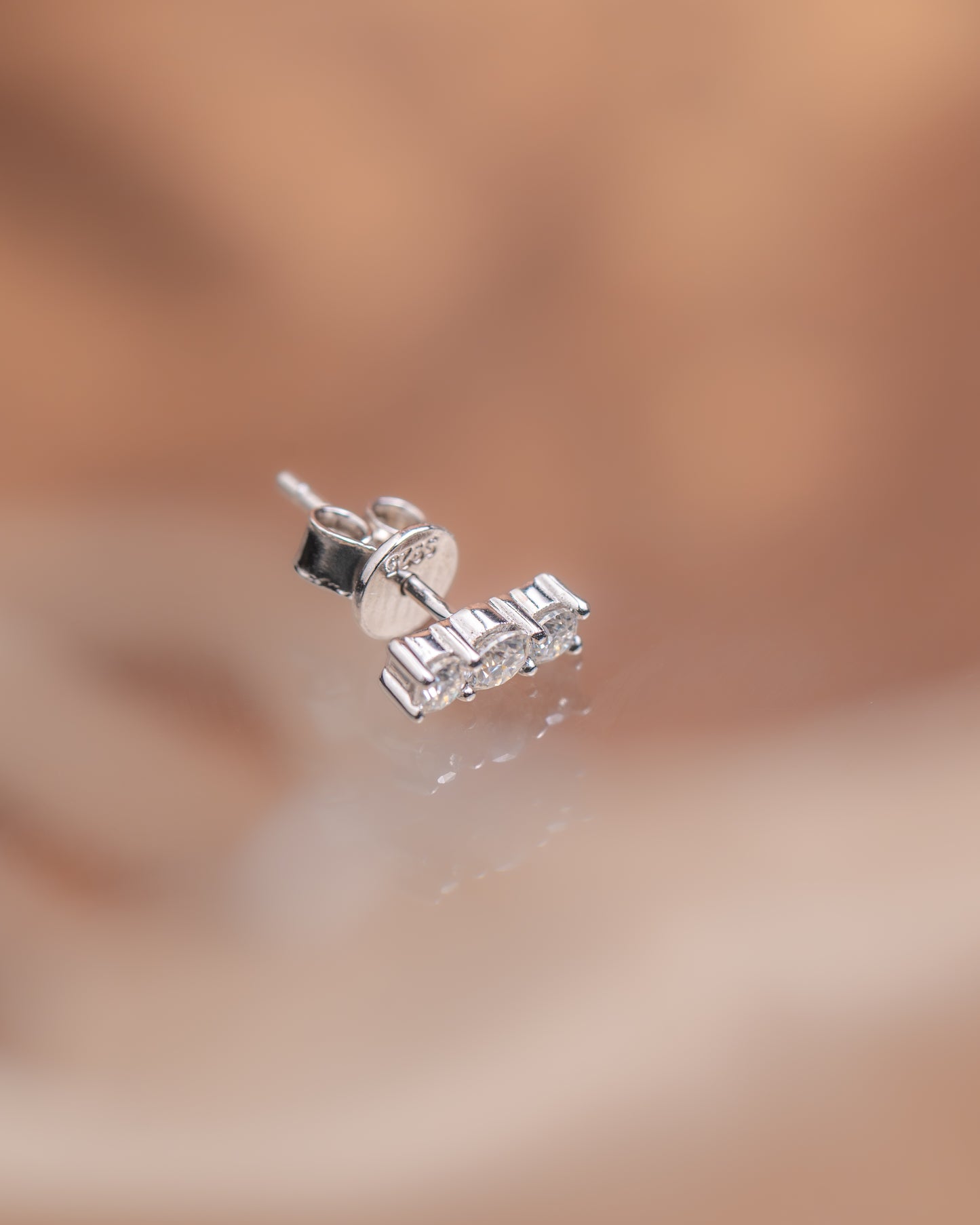 PENDIENTES PLATA LEY 925 MOISSANITAS 1.30CTW