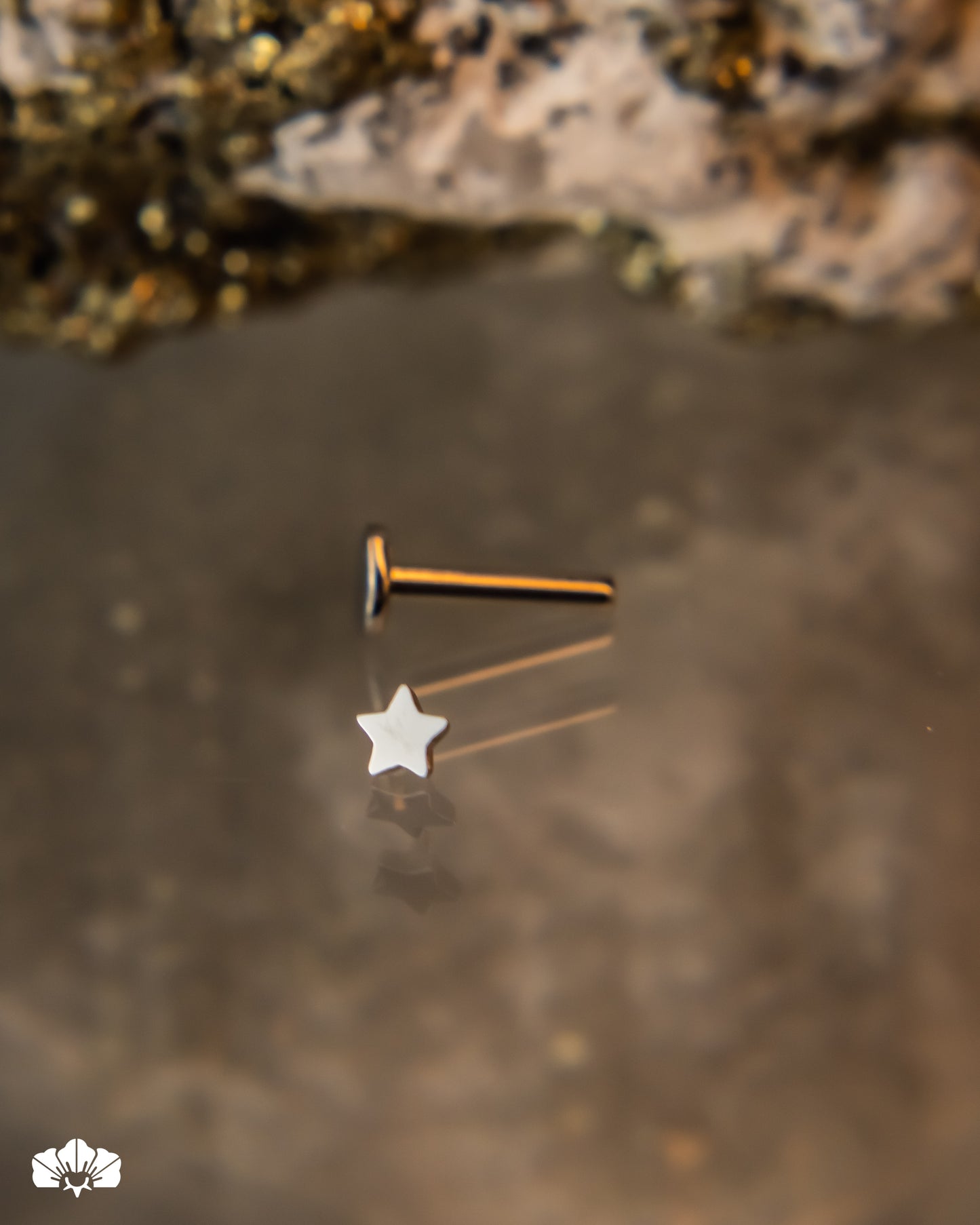 LABRET TITANIO ESTRELLA CLÁSICA MINI