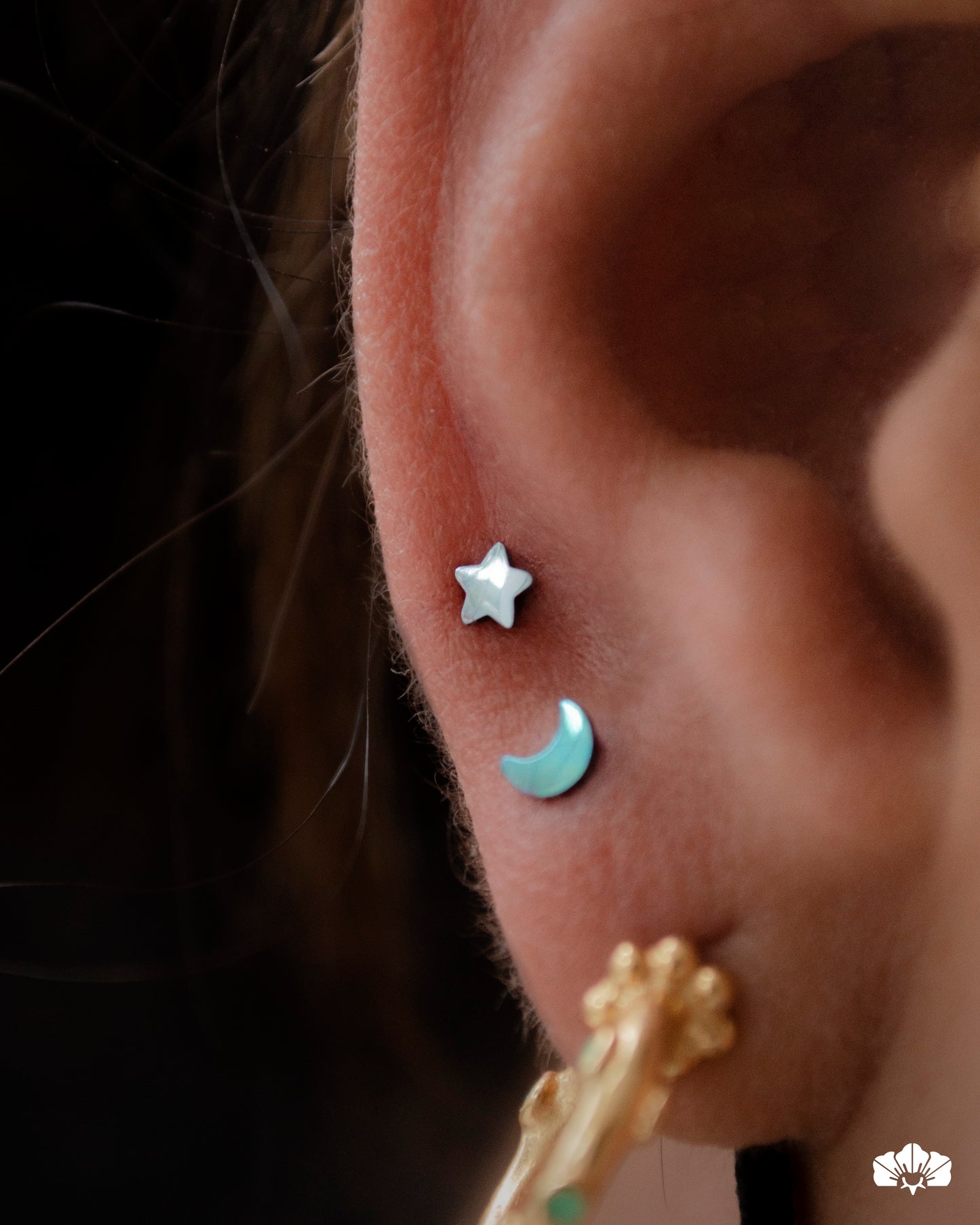 LABRET TITANIO ESTRELLA CLÁSICA MINI