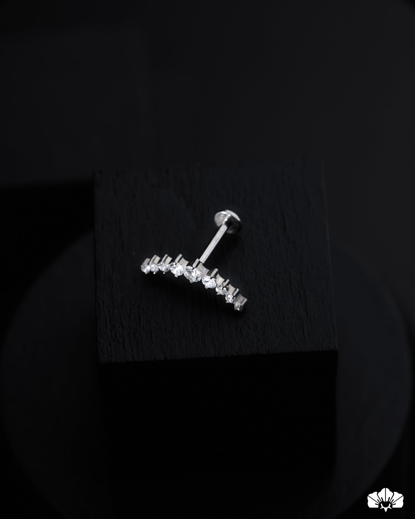 CLUSTER TITANIO MINI SWAROVSKI PRONG SET